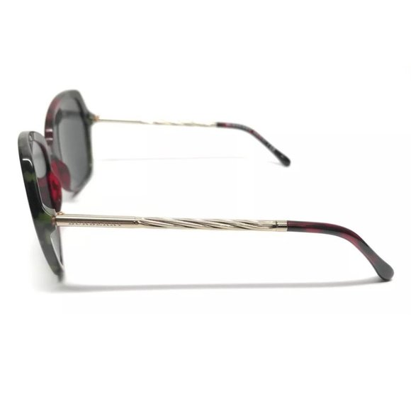 Burberry Women\'s Green and Gold Sunglasses!